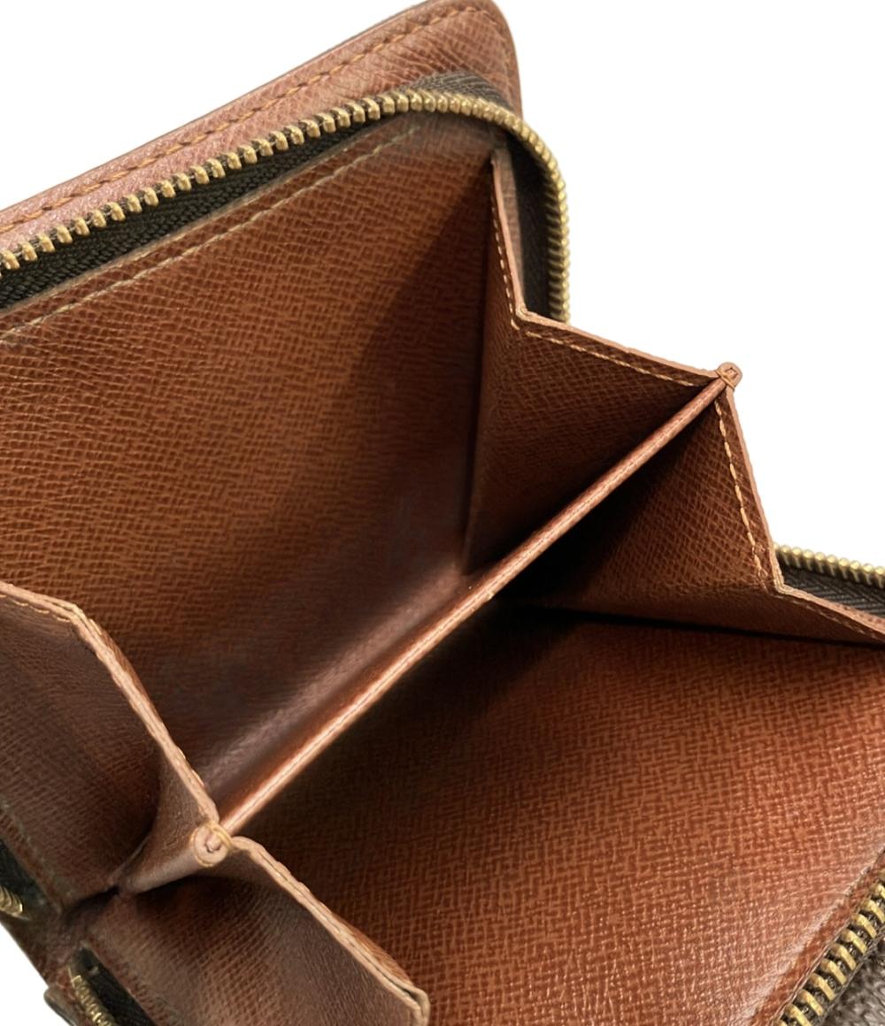 LOUIS VUITTON 二つ折り財布 コンパクト ジップ モノグラム M61667 レディース メンズ ルイ・ヴィトン