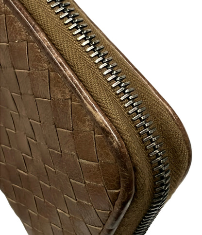 BOTTEGA VENETA ラウンドファスナー長財布 イントレチャート 114076 メンズ レディース ボッテガ・ヴェネタ
