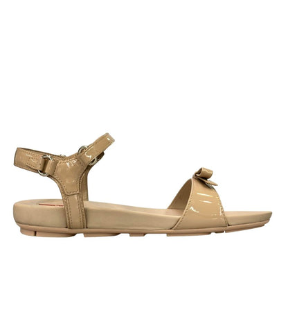 美品 プラダ ナッパレザーアンクルストラップサンダル CALZATURE BABY 0X0659 レディース SIZE 35 (XS) PRADA