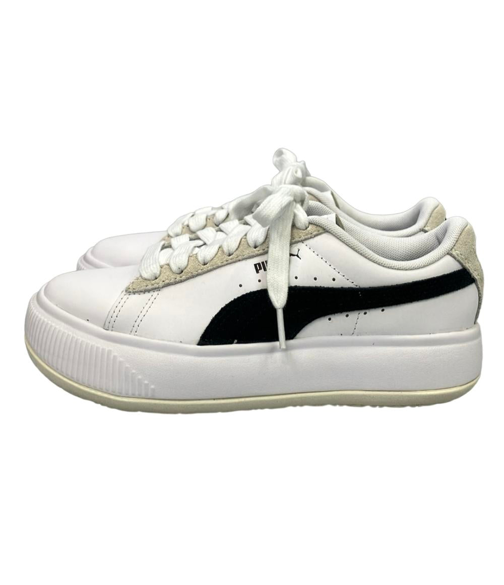 美品 PUMA ローカットスニーカー スウェード マユ ミックス 382581-01 レディース SIZE 23.0 (M) プーマ