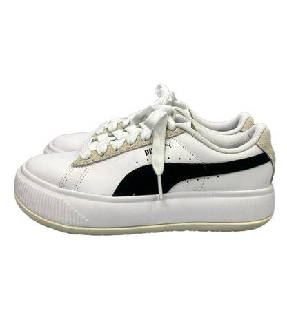 美品 PUMA ローカットスニーカー スウェード マユ ミックス 382581-01 レディース SIZE 23.0 (M) プーマ
