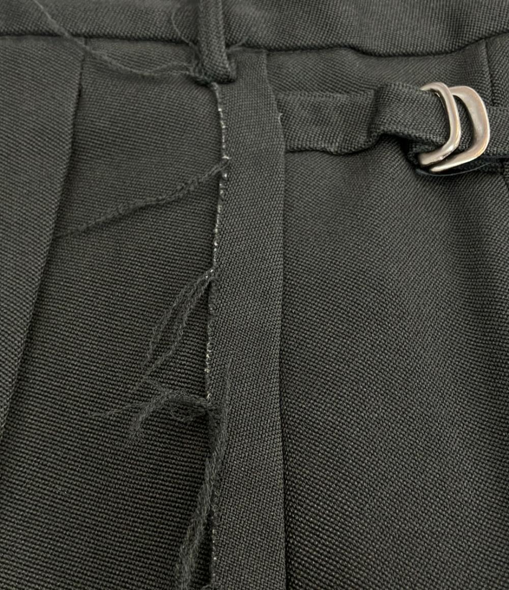Yohji Yamamoto POUR HOMME サイドベルト シャーリング タックパンツ メンズ SIZE S ヨウジヤマモトプールオム