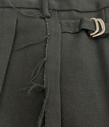 Yohji Yamamoto POUR HOMME サイドベルト シャーリング タックパンツ メンズ SIZE S ヨウジヤマモトプールオム