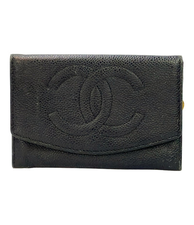 CHANEL 財布 ゴールド金具 キャビアスキン レディース シャネル