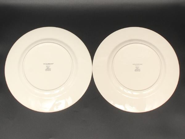 美品 ウエッジウッド プレート 大皿 2点セット 27cm フェスティビティ アイボリー ブルー WEDGWOOD