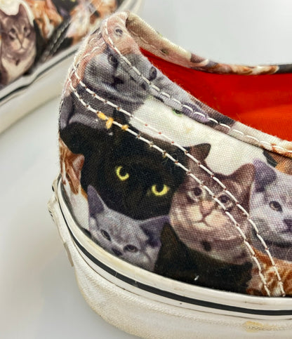 VANS ローカットスニーカー × ASPCA 猫柄 メンズ SIZE US 8.5 (26.5cm) ヴァンズ
