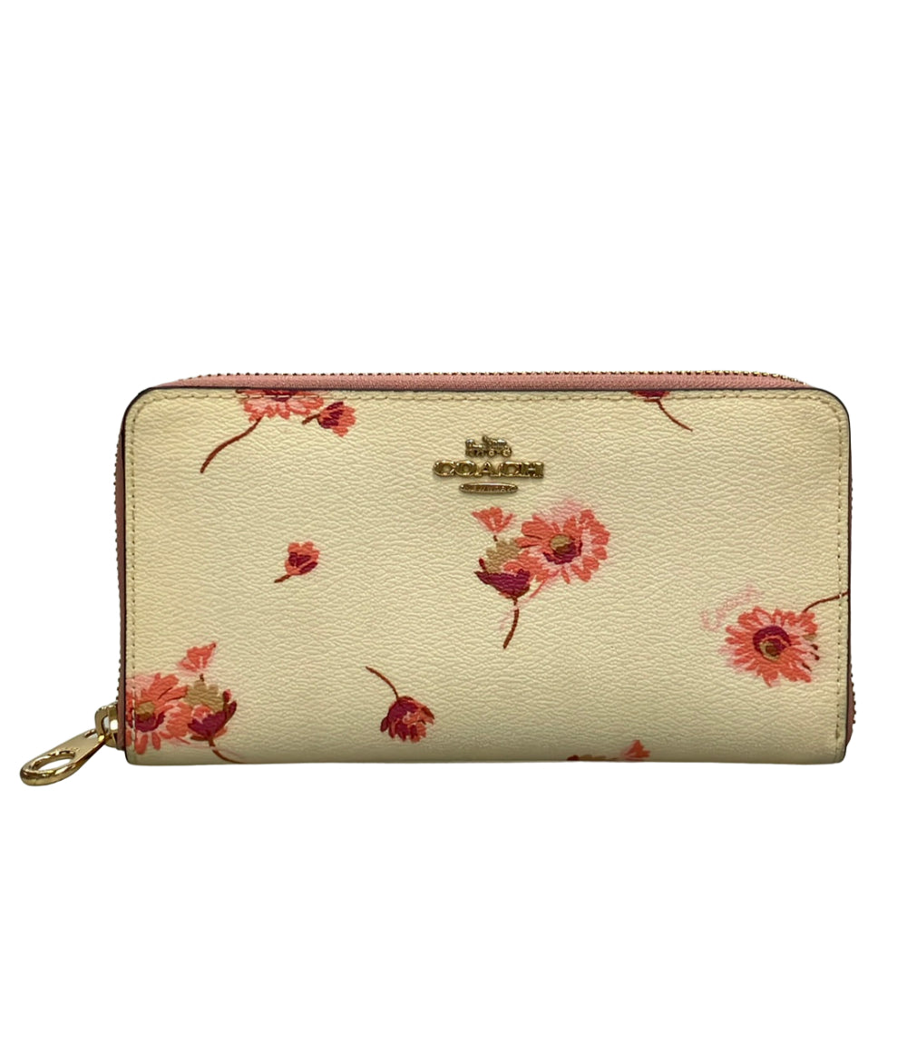COACH ラウンドファスナー長財布 花柄 C4455 レディース コーチ