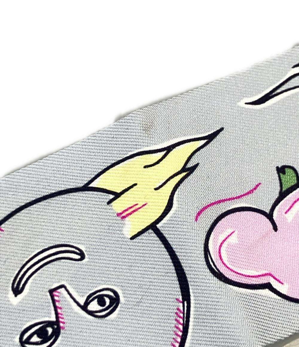 HERMES スカーフ シルク100% MILLE ET UN LAPINS ツイリー レディース エルメス