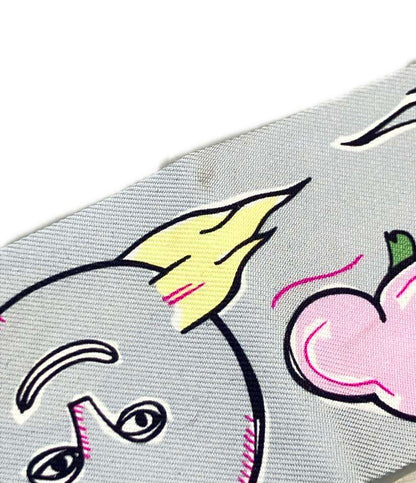 HERMES スカーフ シルク100% MILLE ET UN LAPINS ツイリー レディース エルメス