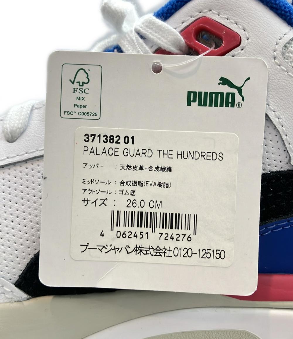 美品 PUMA ローカットスニーカー × The Hundreds パレス ガード 371382-01 メンズ SIZE 26.0 (M) プーマ
