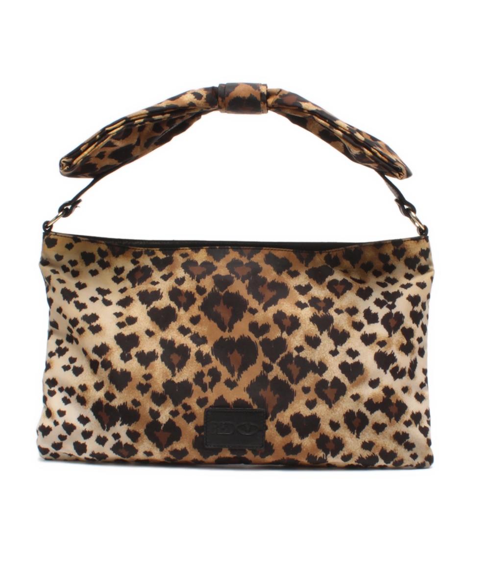 RED VALENTINO ハンドバッグ ヒョウ柄 リボン レディース レッドヴァレンティノ
