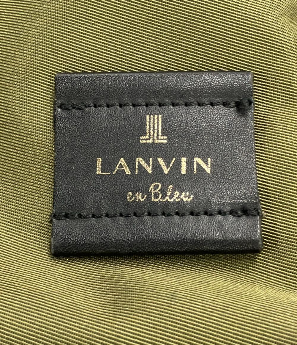 ランバンオンブルー リュック リボンモチーフ ナイロン トロカデロ レディース LANVIN en Bleu