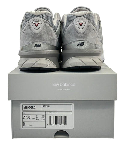 美品 ニューバランス ローカットスニーカー M990GL5 メンズ SIZE 27.0 (L) NEW BALANCE
