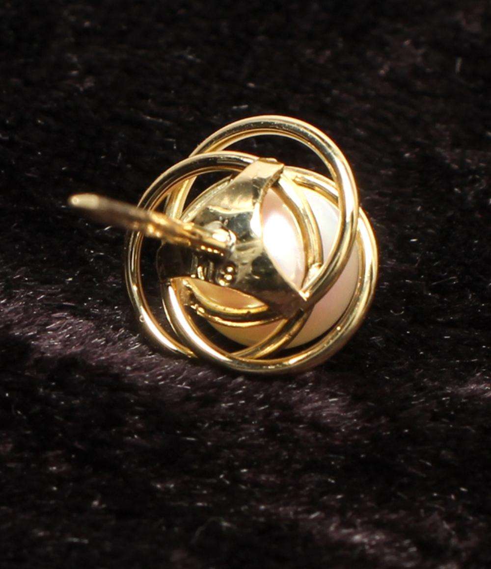 美品 タイピン カフス K18 パール 2点セット メンズ