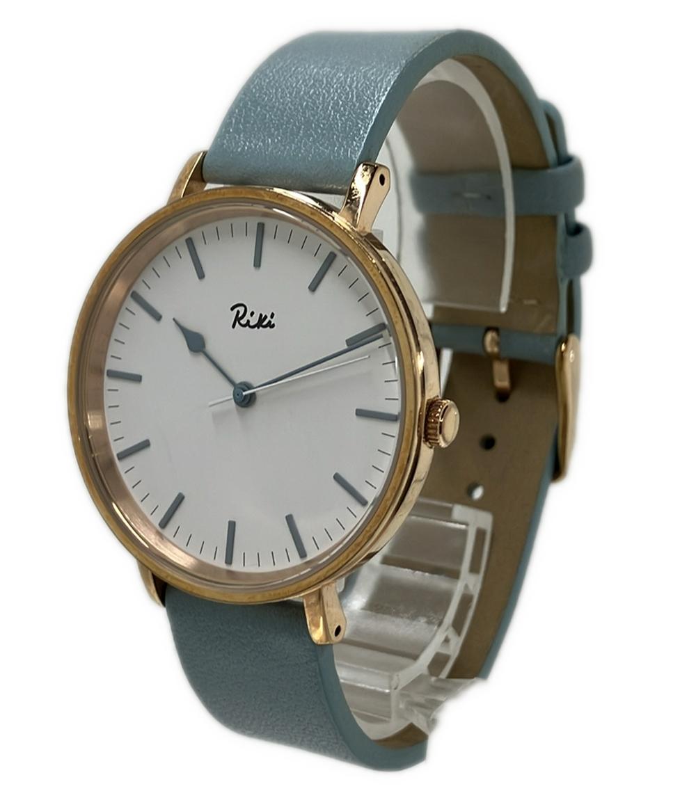 Riki 腕時計 ソーラー ホワイト VJ21-KE20 レディース メンズ リキ