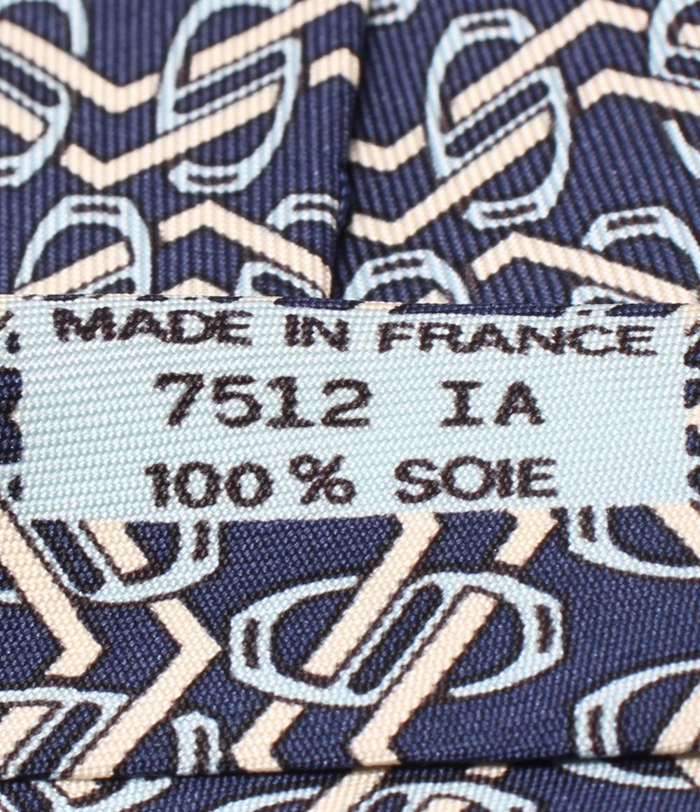 美品 エルメス ネクタイ シルク100％ メンズ HERMES