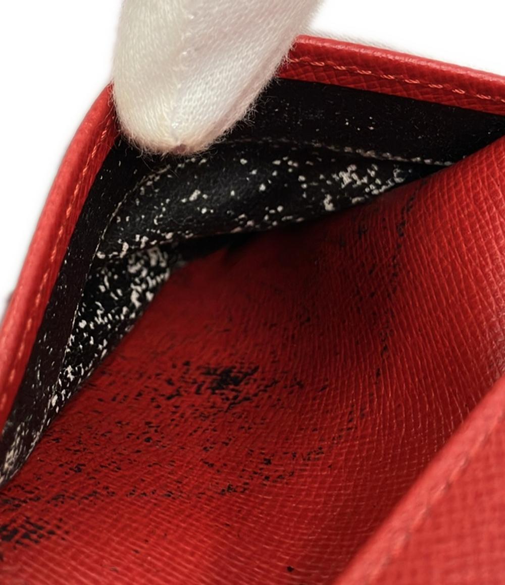 LOUIS VUITTON Wホック二つ折り財布 ポルトモネ ビエ カルトクレディ エピ M63487 レディース ルイ・ヴィトン