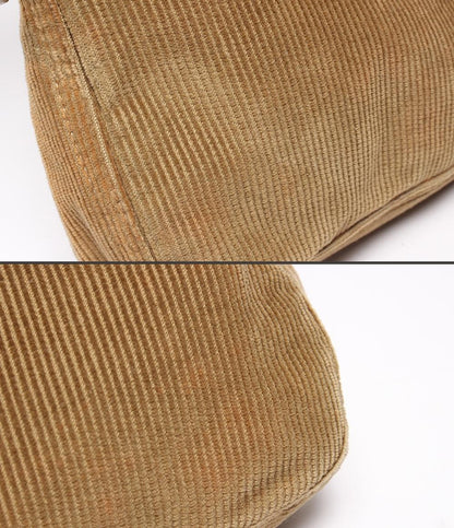 FENDI ハンドバッグ ショルダーバッグ 肩掛け コーデュロイ マンマバケット レディース フェンディ