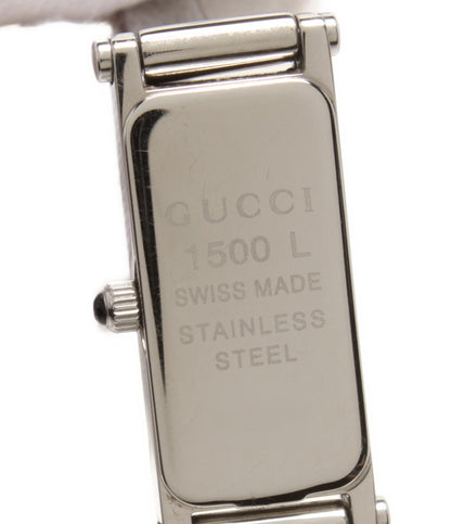 GUCCI 腕時計 クオーツ シルバー 1500L レディース グッチ