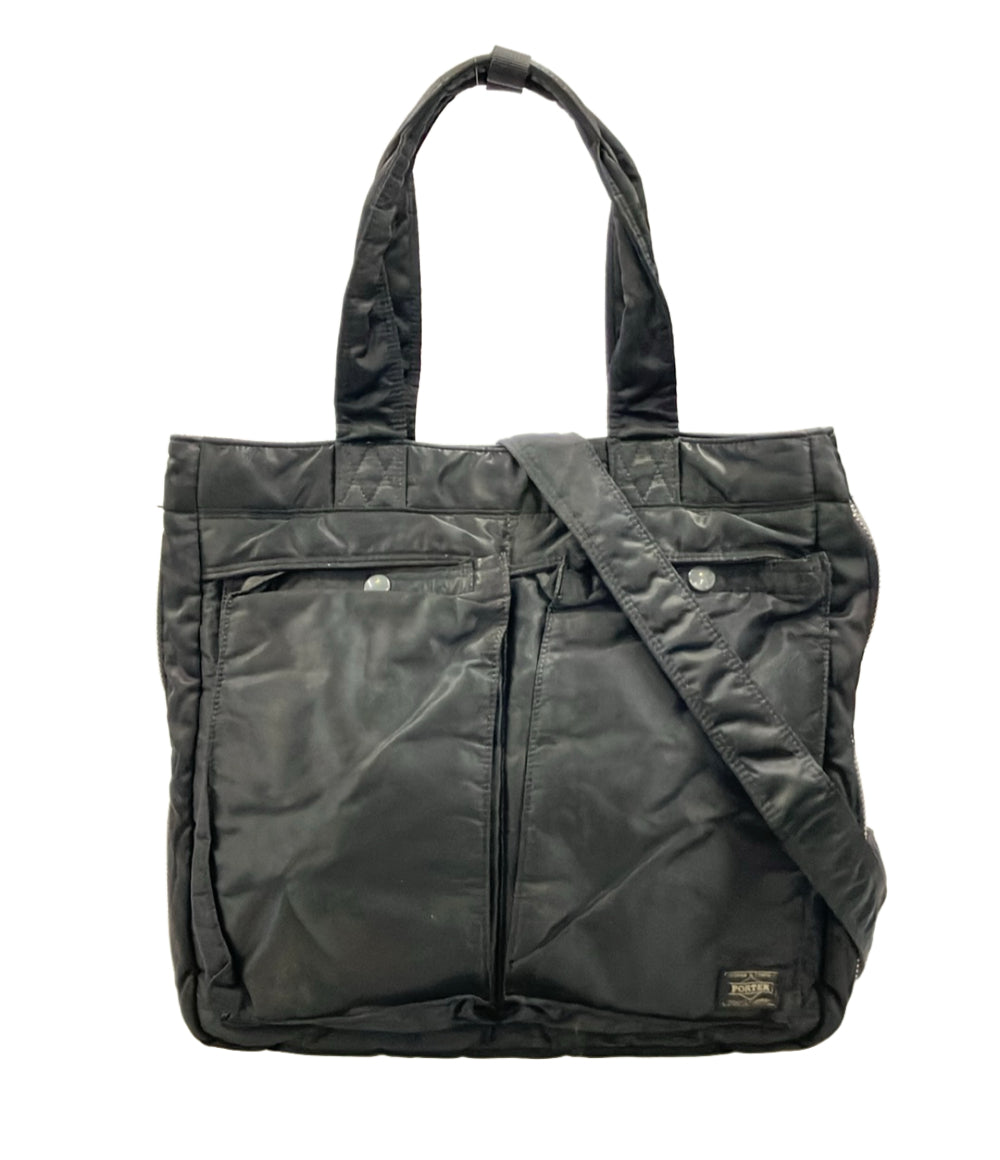 PORTER 2WAY トートバッグ ショルダーバッグ 斜め掛け タンカー メンズ ポーター