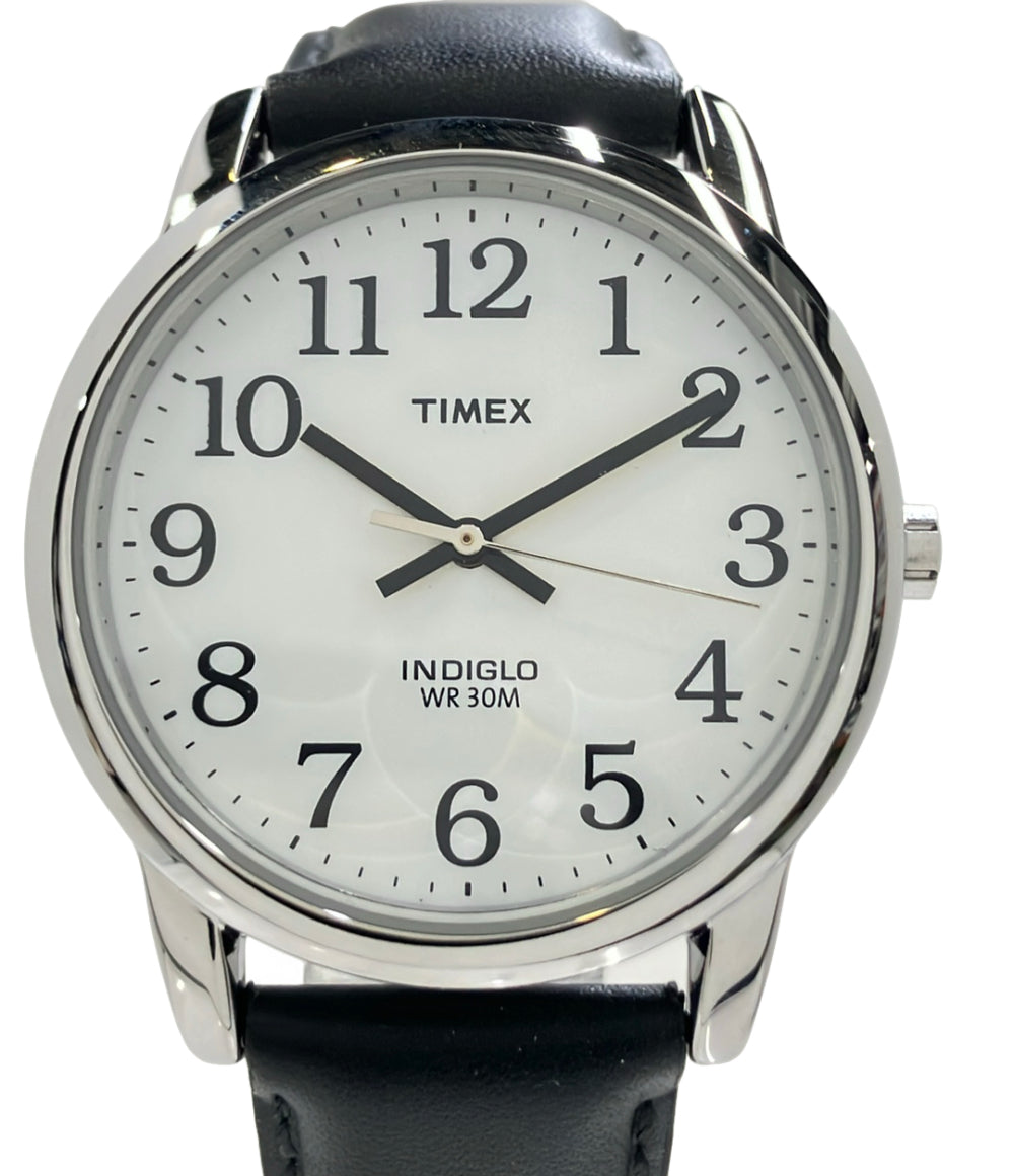 美品 TIMEX 腕時計 クオーツ ホワイト メンズ タイメックス