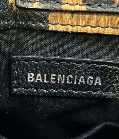 BALENCIAGA ショルダーバッグ 斜め掛け ショッピングフォンホルダー レオパード 593826 メンズ レディース バレンシアガ