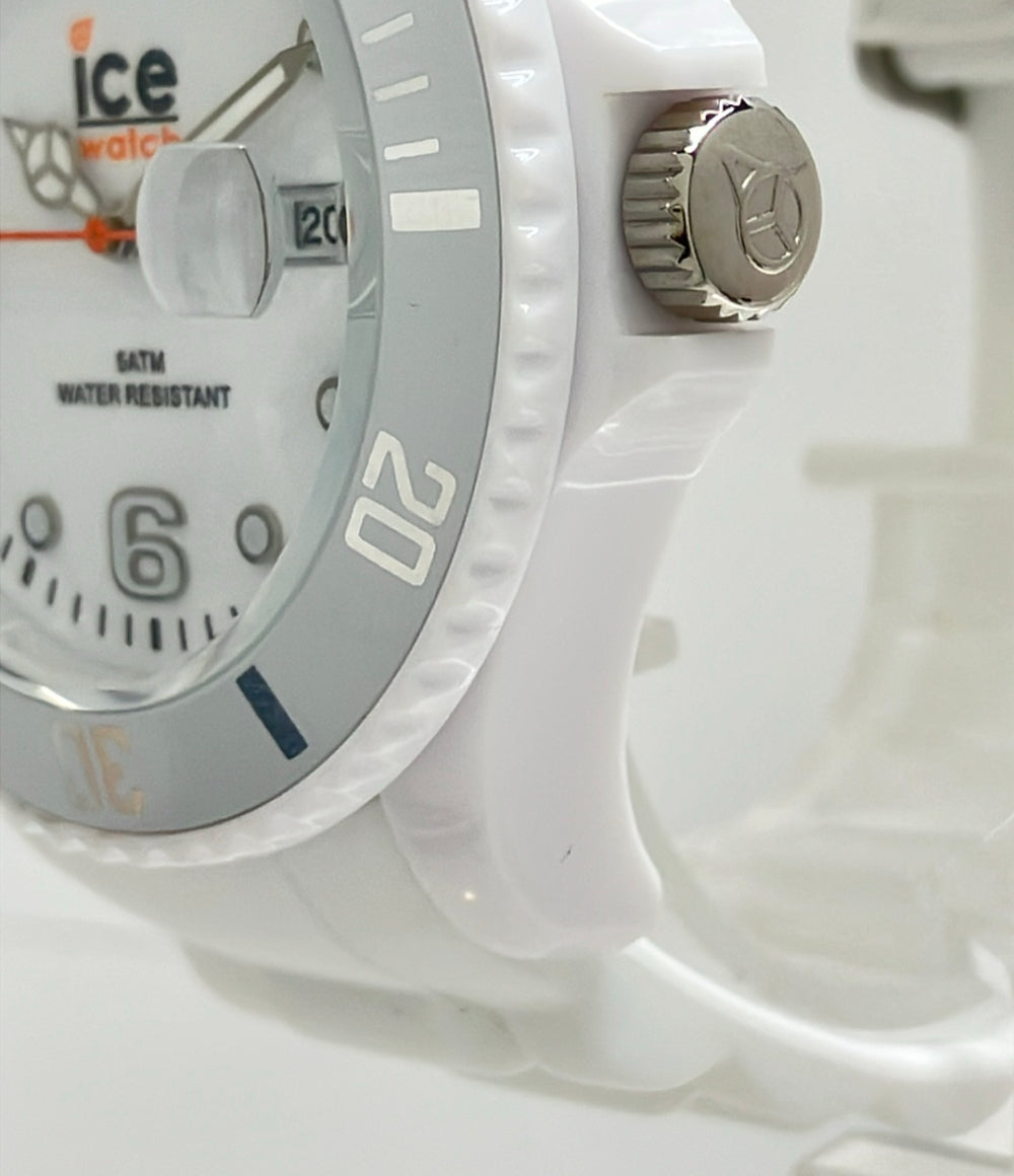 ice watch 腕時計 クオーツ ホワイト メンズ アイスウォッチ