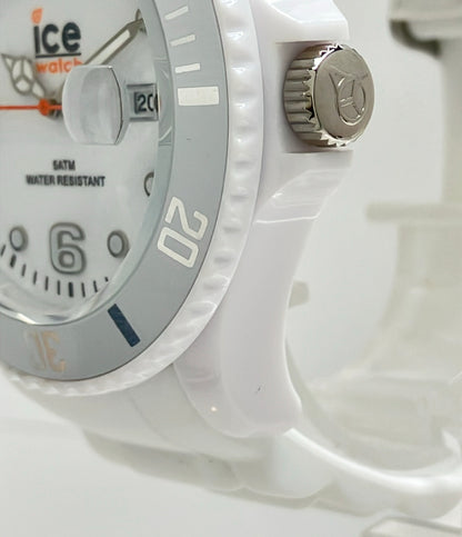 ice watch 腕時計 クオーツ ホワイト メンズ アイスウォッチ