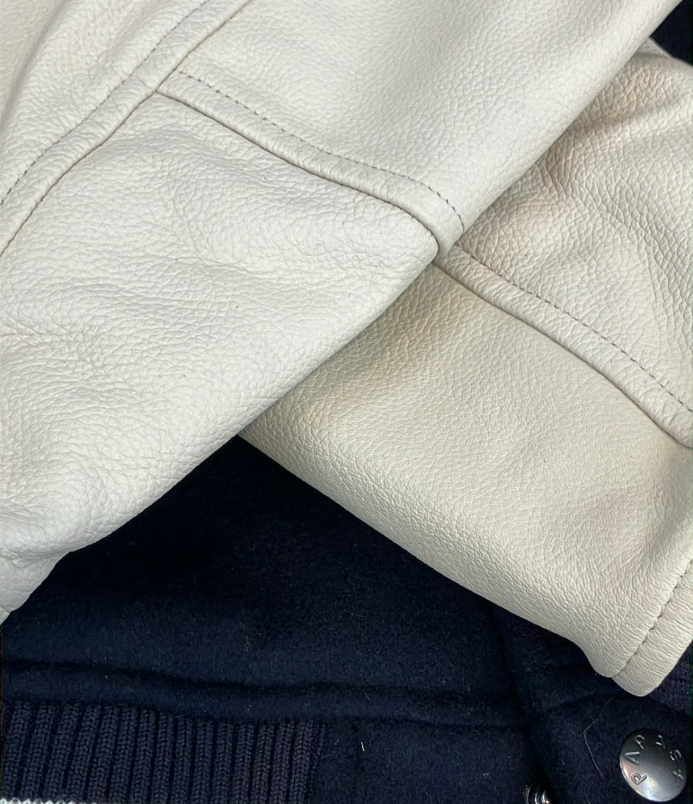 Papas + スタジャン 羊革 メンズ SIZE S パパスプラス
