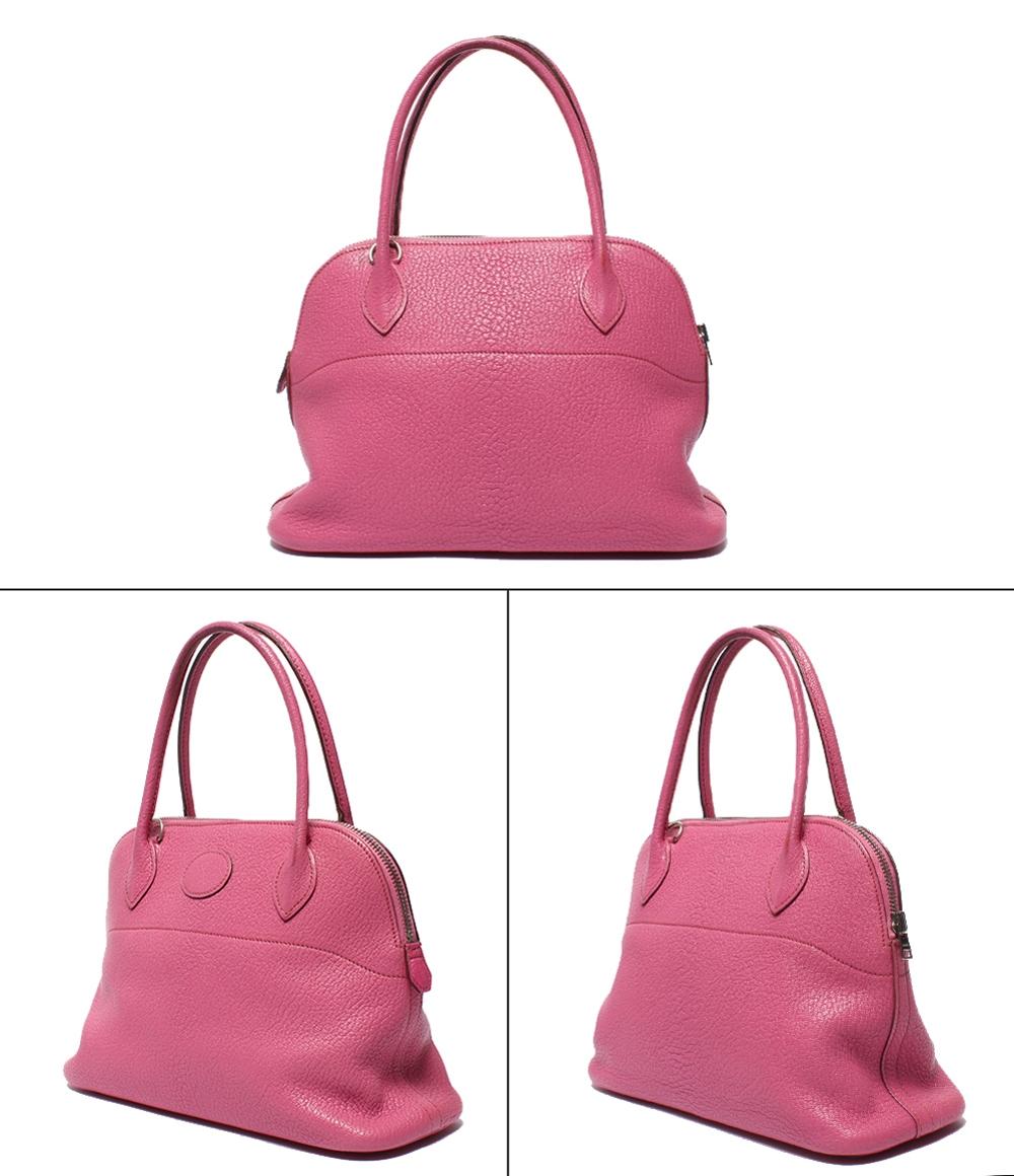 HERMES 2way ハンドバッグ ショルダーバッグ シルバー金具 □J刻印