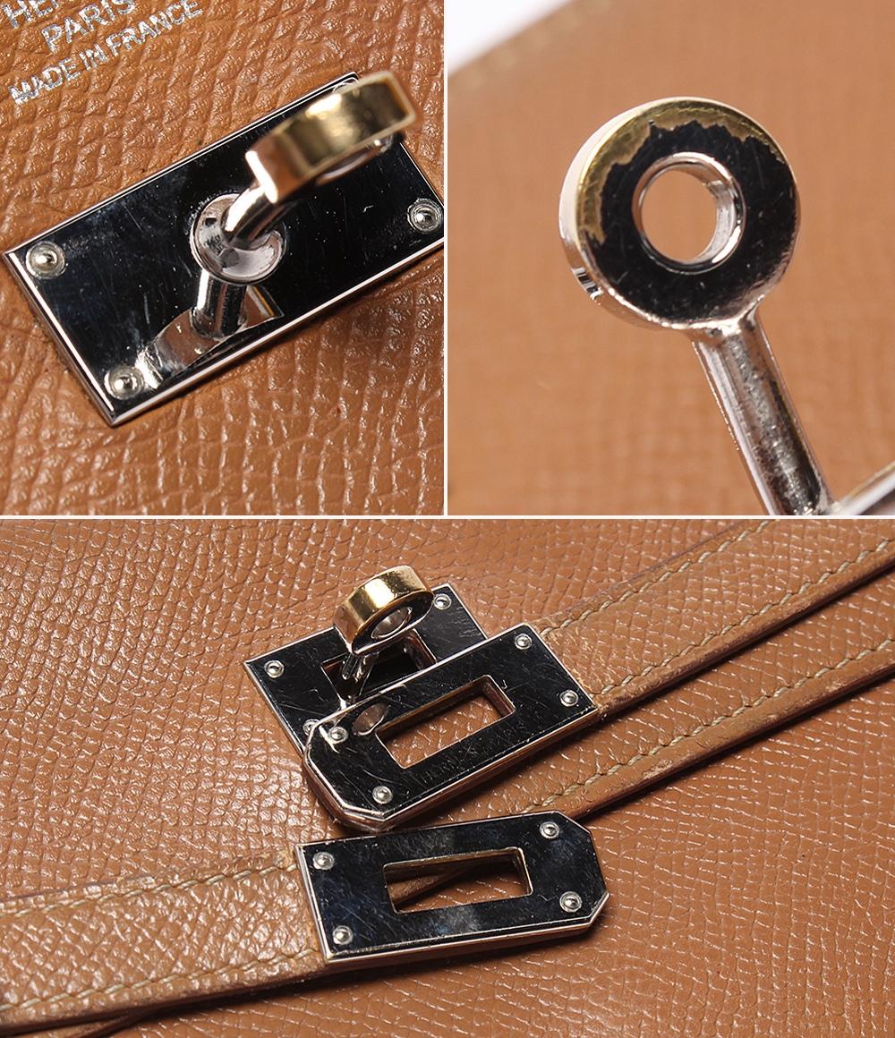 HERMES 長財布 X刻印 シルバー金具 ヴォーエプソン ケリー・ウォレット レディース エルメス