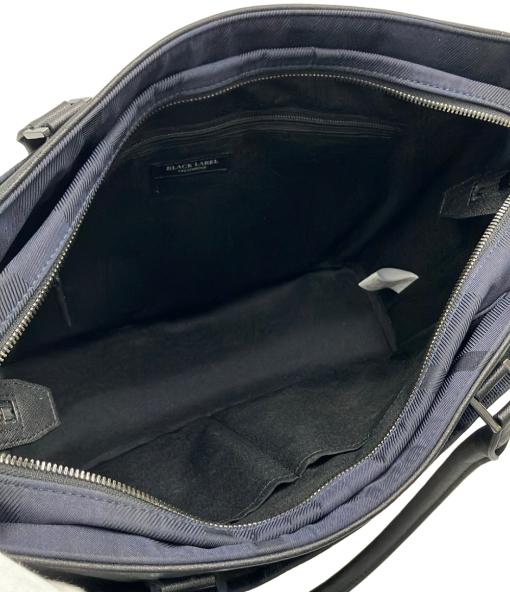 BLACK LABEL CRESTBRIDGE 2way トートバッグ ショルダーバッグ 斜め掛け チェック柄 メンズ ブラックレーベルクレストブリッジ