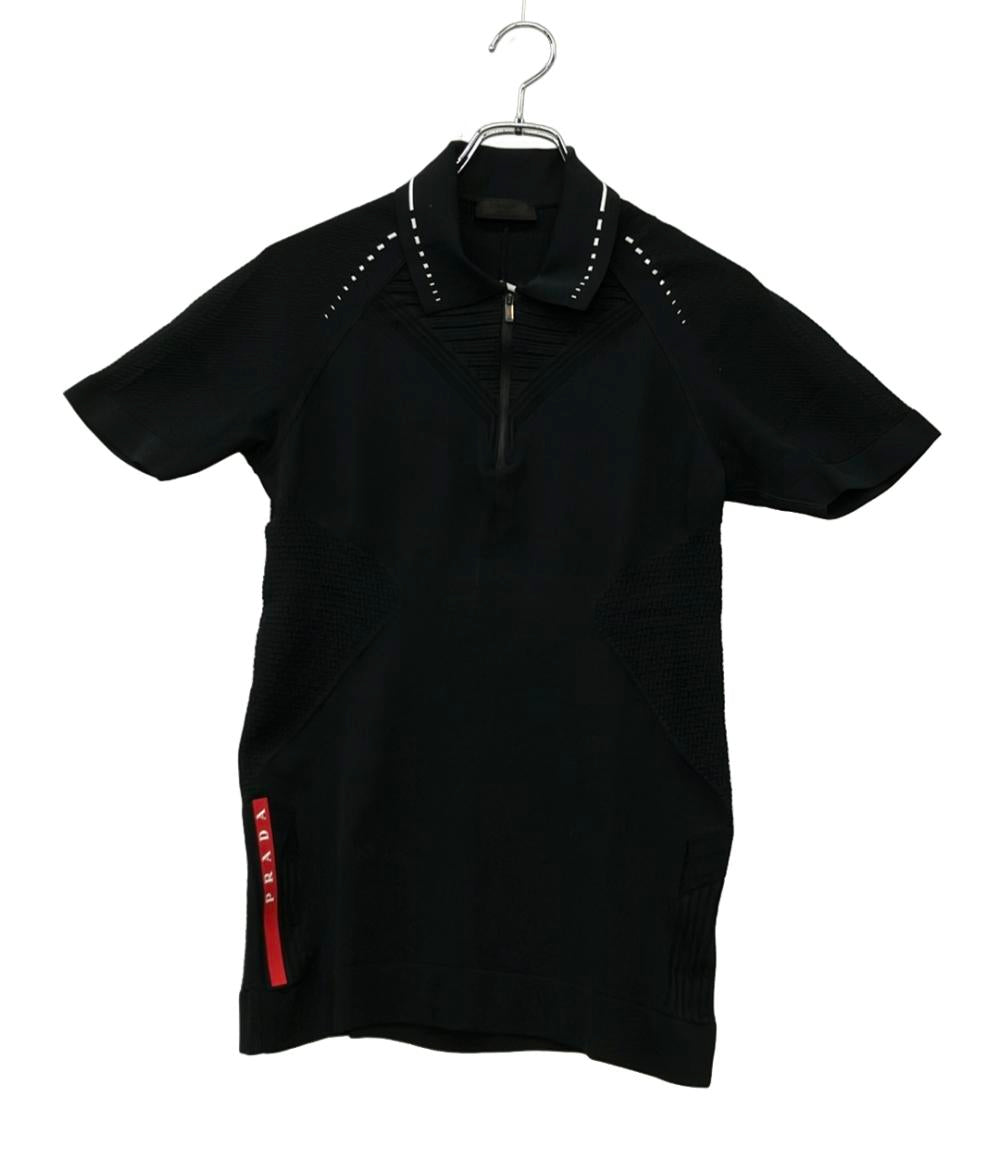 PRADA ポロシャツ ハーフジップ メンズ SIZE M プラダ