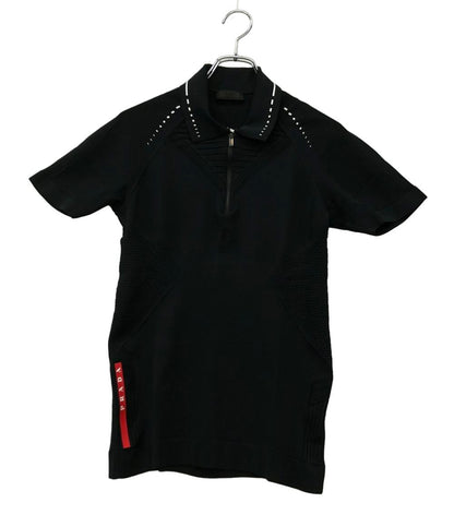 PRADA ポロシャツ ハーフジップ メンズ SIZE M プラダ