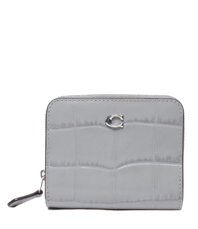 美品 COACH 二つ折り財布 ビルフォールド ウォレット 型押し CP442 レディース コーチ