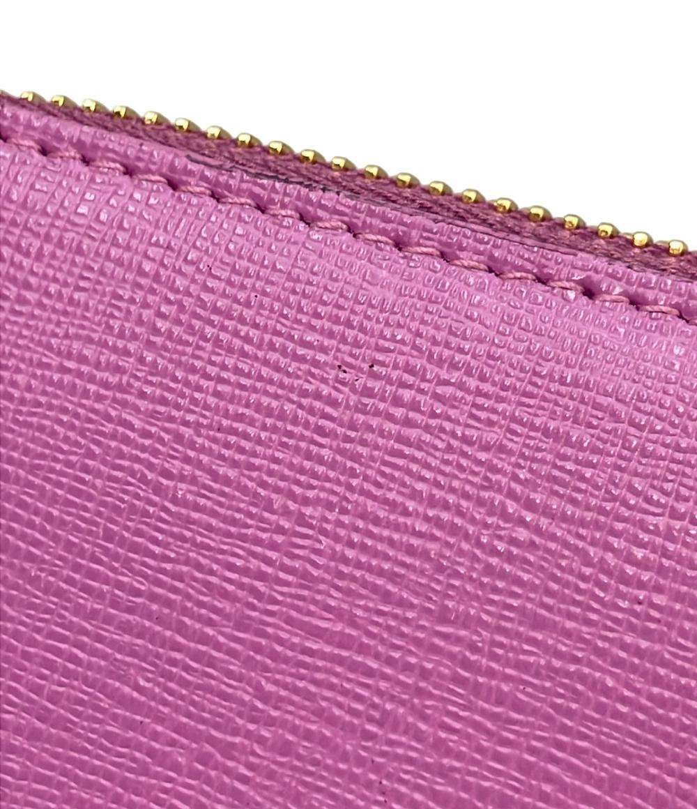 美品 Furla ラウンドファスナー長財布 レディース フルラ