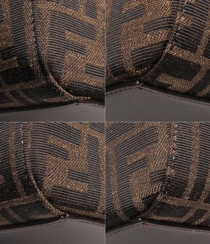 フェンディ ショルダーバッグ 巾着型 ゴールド金具 Fendi Origami ミディアム FFモチーフ ジャカードファブリック ズッカ 8BH414AFPMF1GL7 レディース