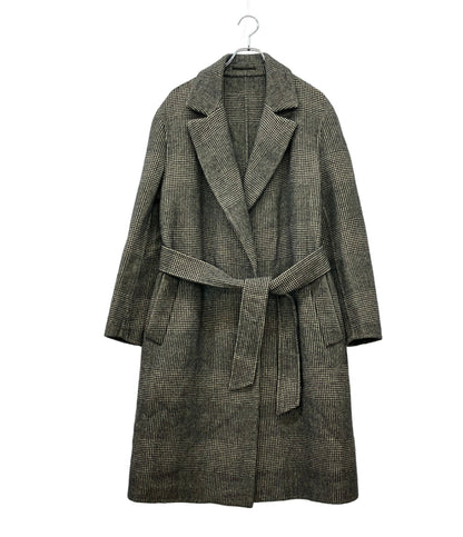 CARUSO グレンチェックベルテッドコート レディース SIZE 44 (L) カルーソー