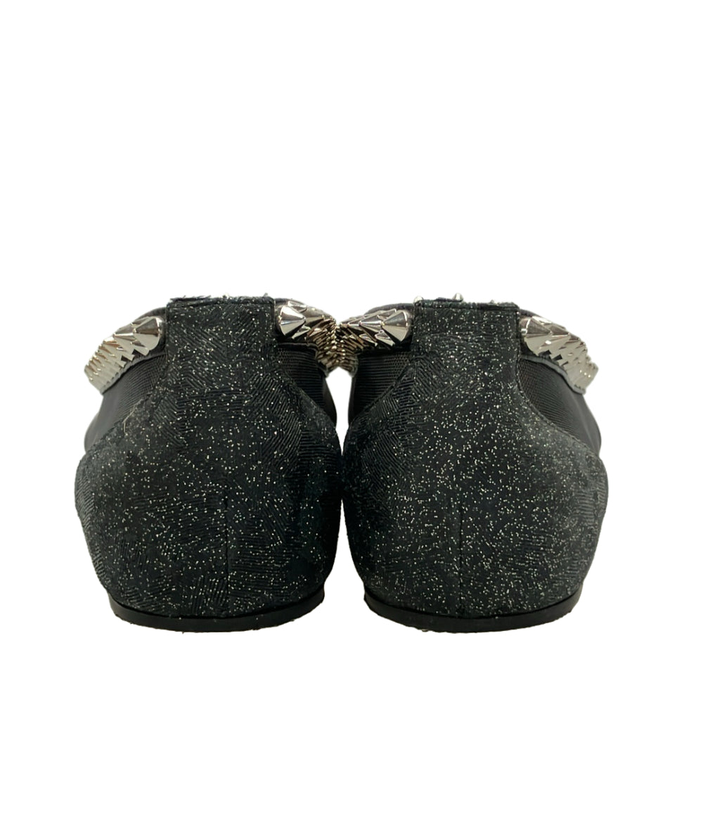Christian Louboutin フラットパンプス スタッズ GALATIVI SPIKES FLAT KID レディース SIZE 37.5 (25cm) クリスチャンルブタン