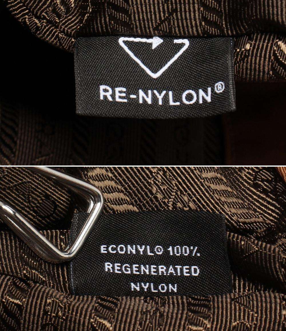 美品 PRADA ショルダーバッグ トートバッグ  Re-Nylon 肩掛け マリナー ラージ レディース メンズ プラダ