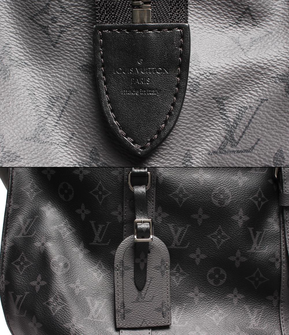 ルイヴィトン トートバッグ シルバー金具 カバジップGM モノグラム エクリプス リバース M45379 メンズ LOUIS VUITTON