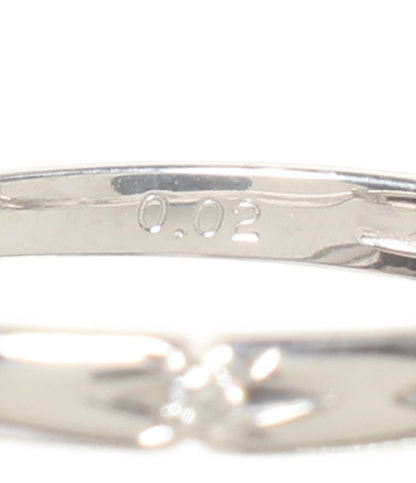 美品 STAR JEWELRY リング 指輪 K18 ダイヤ0.02ct レディース SIZE 7号 スタージュエリー