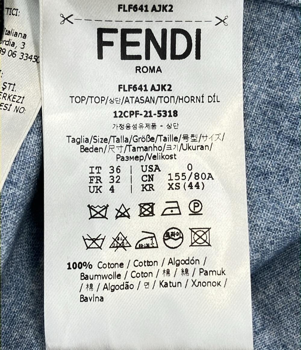 フェンディ 半袖シャツ デニム レディース SIZE 36 (XS) FENDI