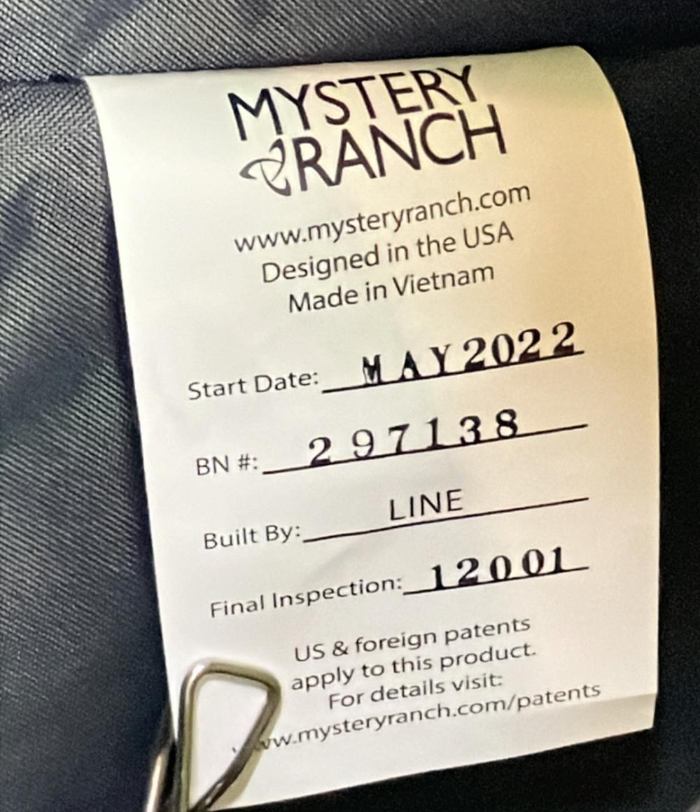 MYSTERY RANCH リュック レディース ミステリーランチ