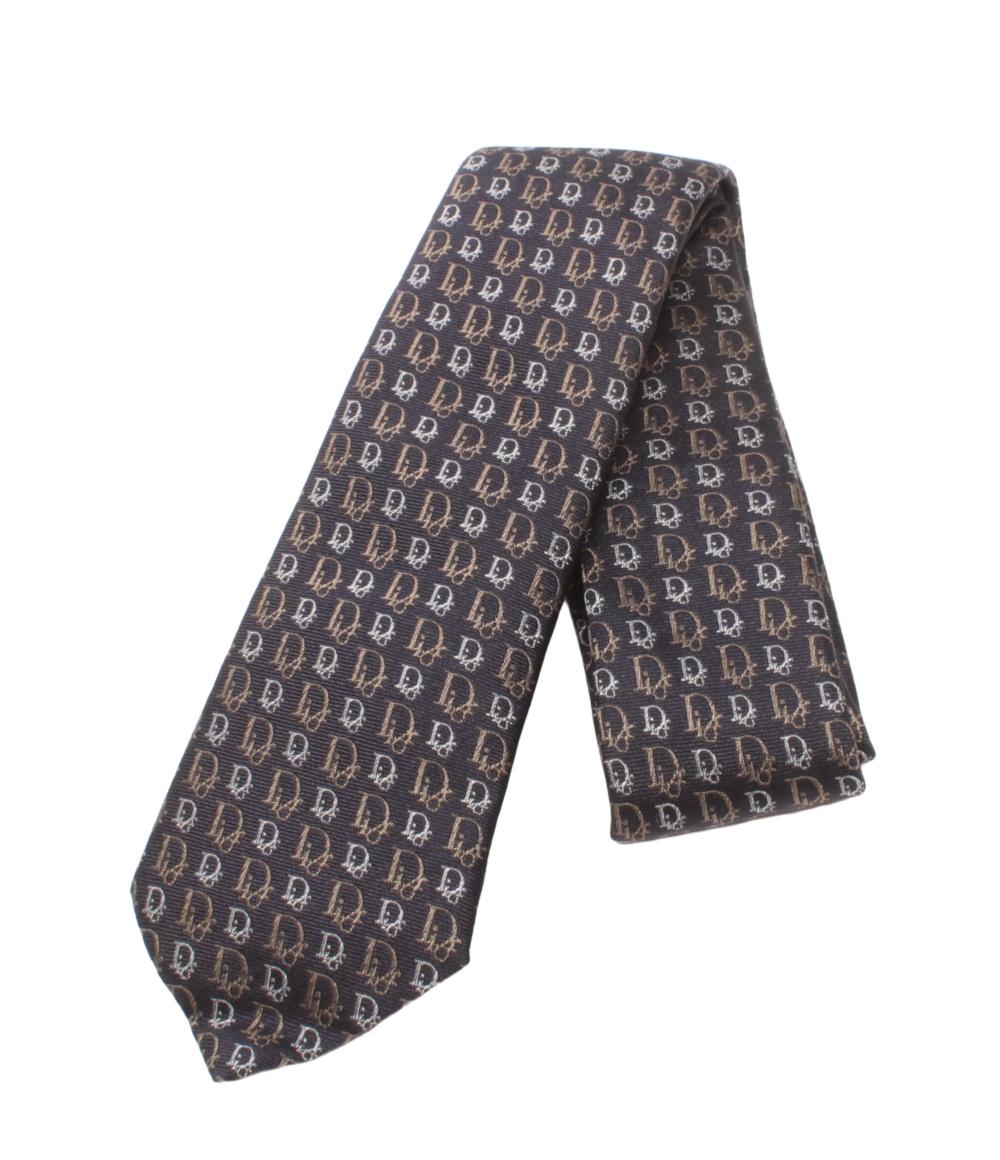 美品 クリスチャンディオール ネクタイ シルク100％ メンズ Christian Dior