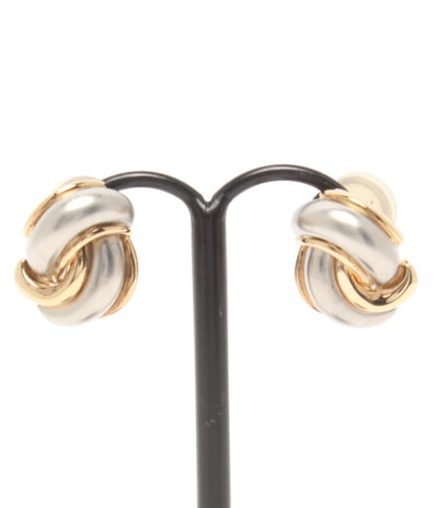 美品 イヤリング K18 Pt900 レディース