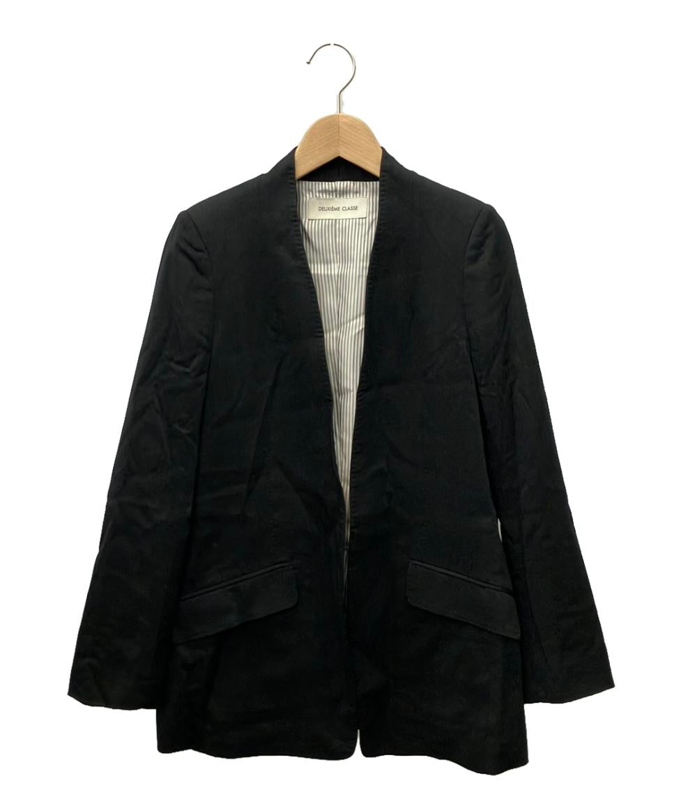 ドゥーズィエムクラス ノーカラージャケット レディース SIZE 36 (XS