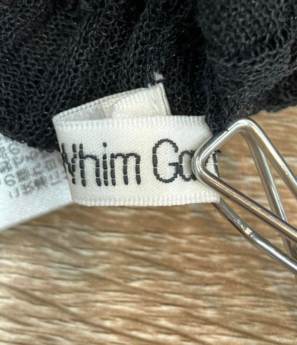 Whim Gazette 長袖カーディガン アンサンブル ブラック シアー  ブラック ボーダー WGZ1051105A0005 レディース SIZE F (M) ウィム ガゼット