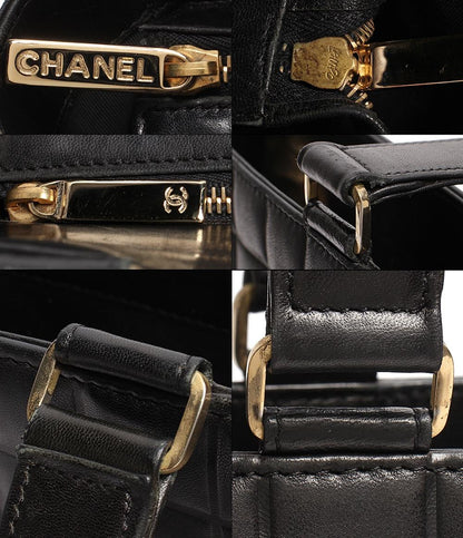 シャネル レザートートバッグ ョルダーバッグ ココマーク ゴールド金具 チョコバー レディース CHANEL