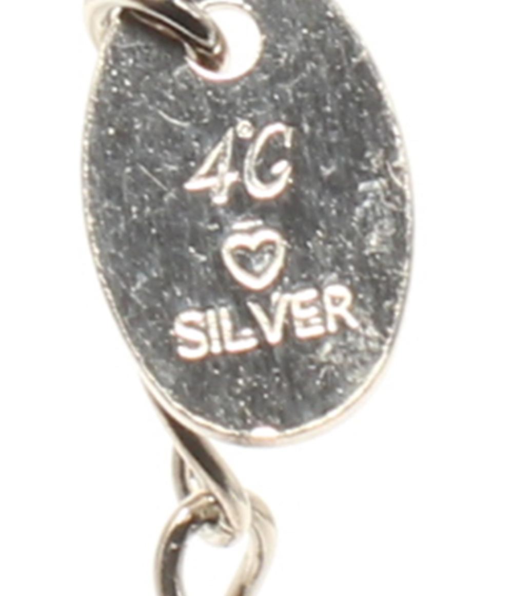 ヨンドシー ネックレス SV ダブルサークル レディース 4℃